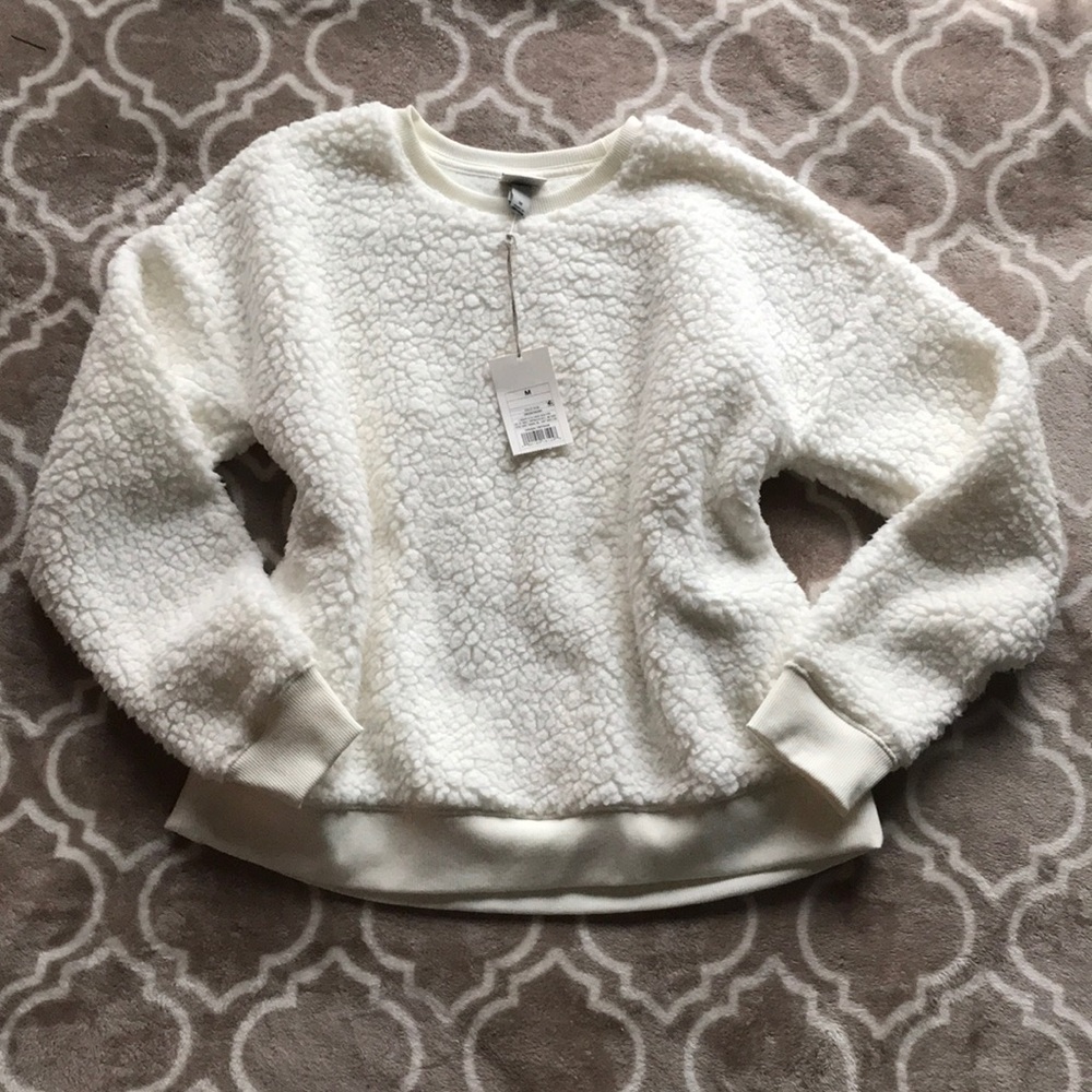 NWT Sherpa Sweater